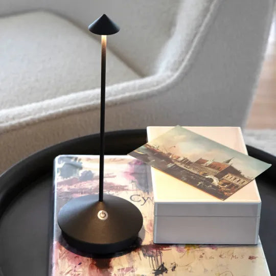 ClarityGlow Trådløs LED-bordlampe – Til varme aftener indendørs og udendørs