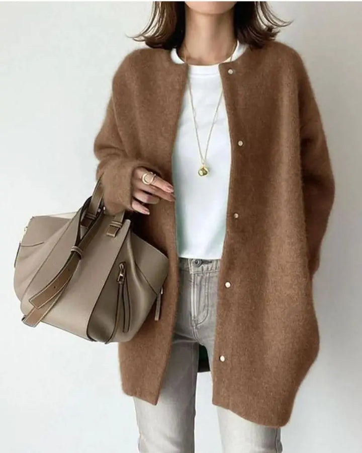 Uld-mohair damevest - Elise