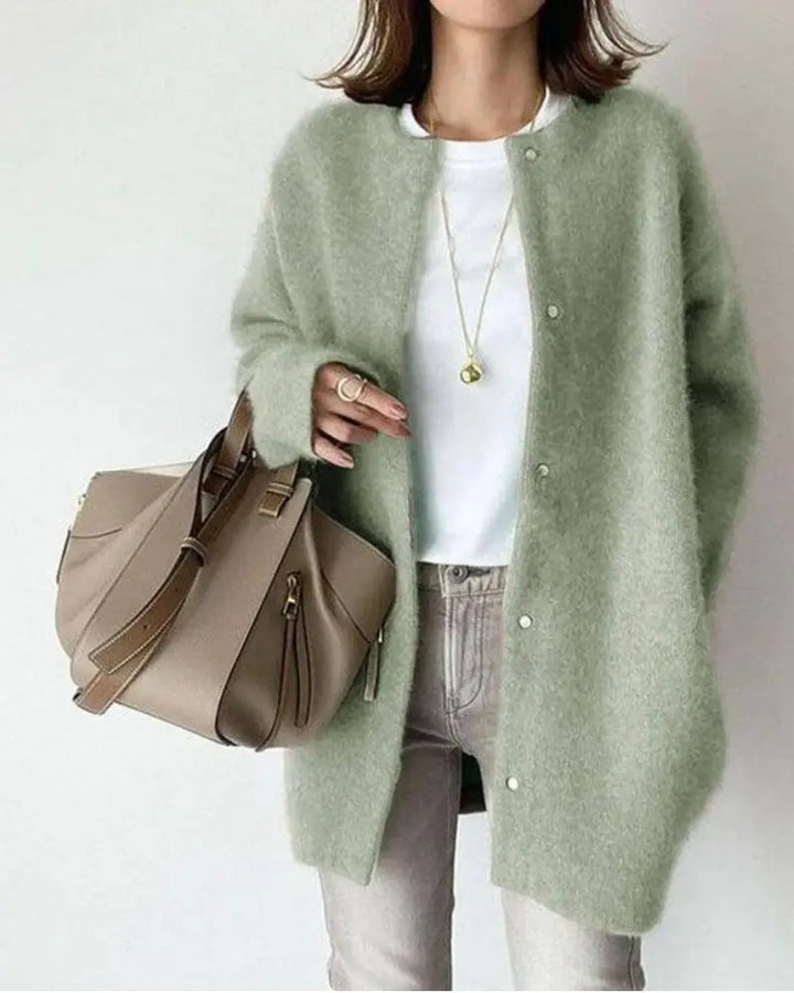 Uld-mohair damevest - Elise