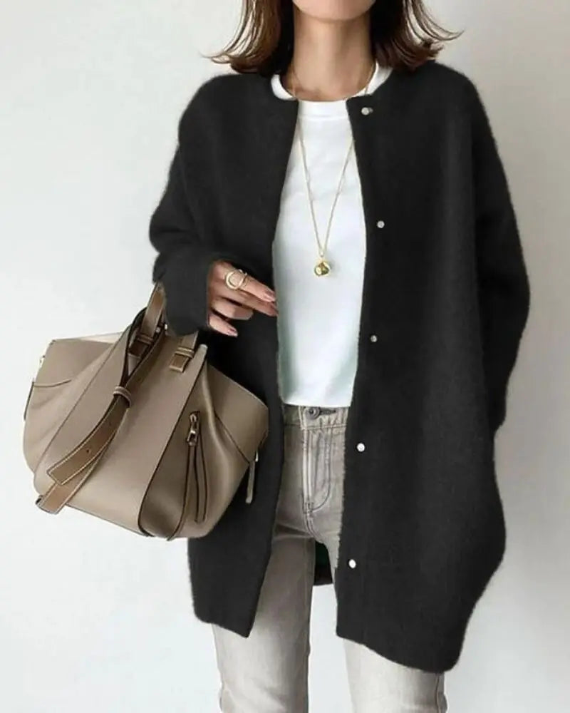 Uld-mohair damevest - Elise