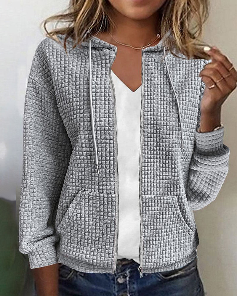 Casual Comfort Damevest med lommer og snore - Sophie