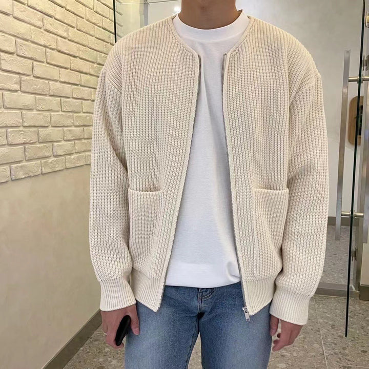 Herrer cardigan med moderne pasform – Conner