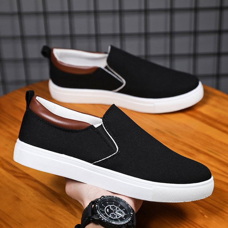 Slip-On herresko i lær – Lennard