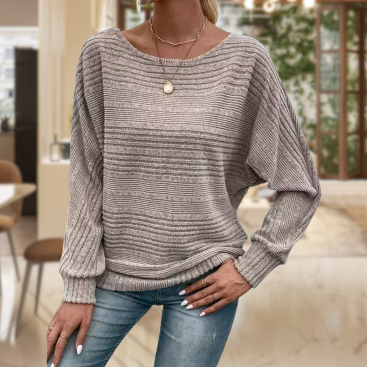 Trendy damepullover med moderne struktur - Emma