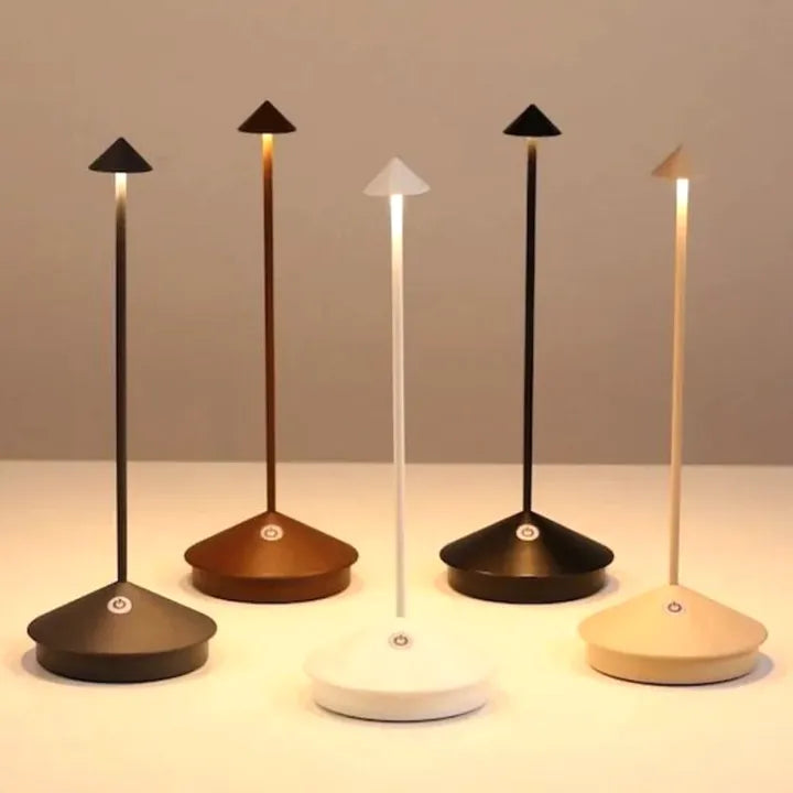 ClarityGlow Trådløs LED-bordlampe – Til varme aftener indendørs og udendørs