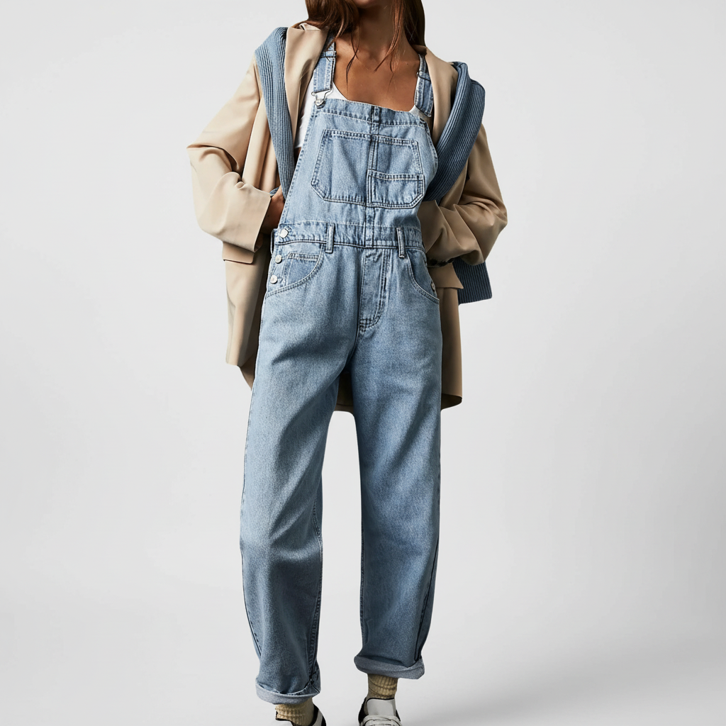 Bequemer Denim-Hosenanzug - Nina