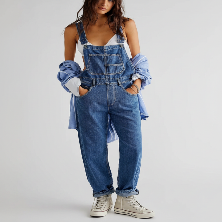 Bequemer Denim-Hosenanzug - Nina