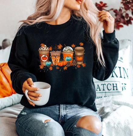 Dame efterårs sweatshirt – Elara