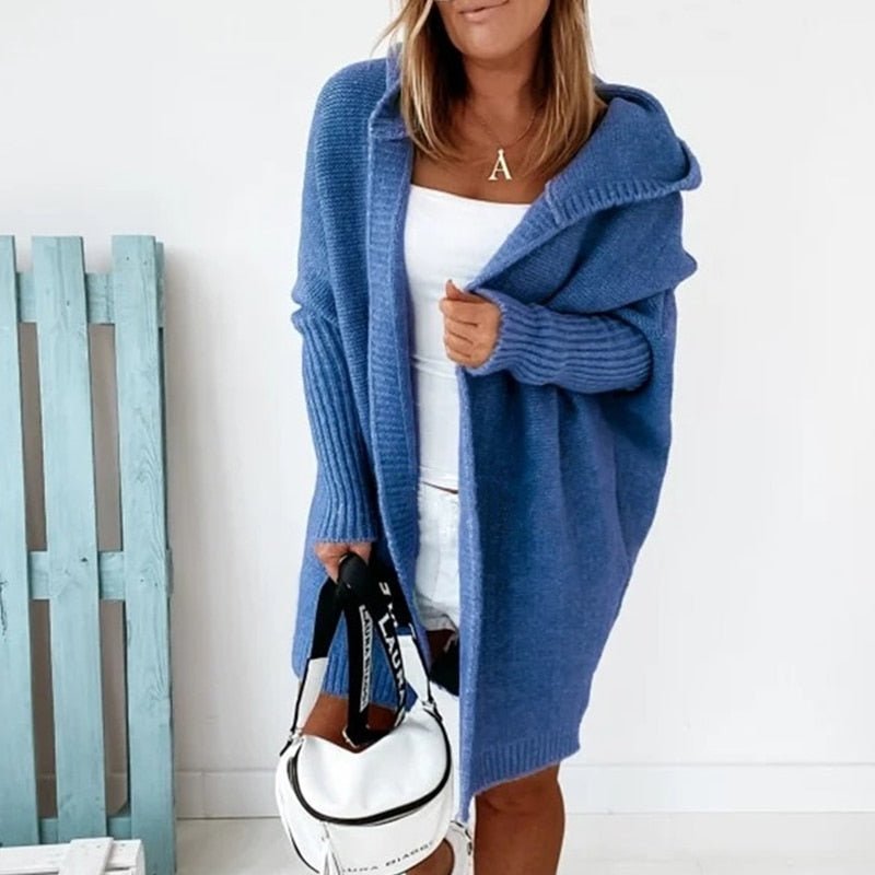 Efterårs Kvinder Hoodie Cardigan – Noelia