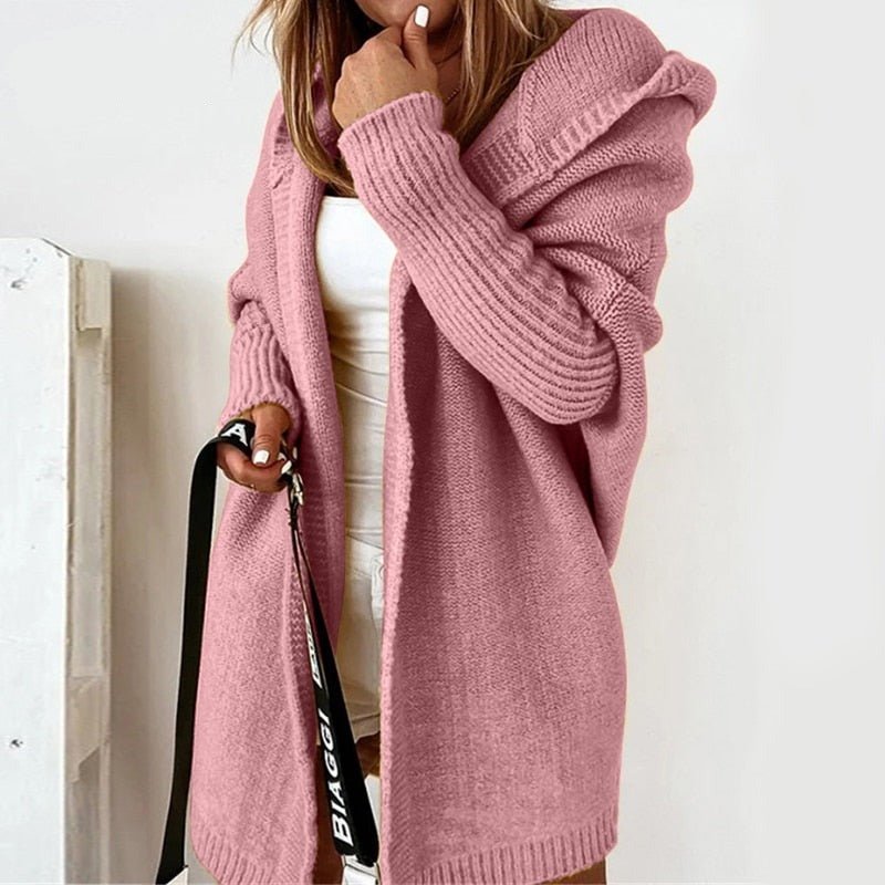Efterårs Kvinder Hoodie Cardigan – Noelia