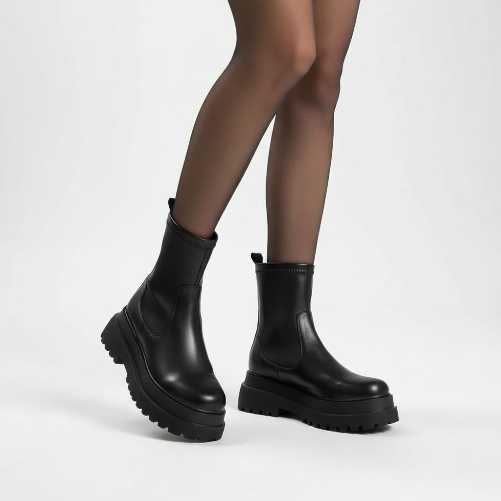 Chelsea-Stiefel Mit Plattform - Antonia