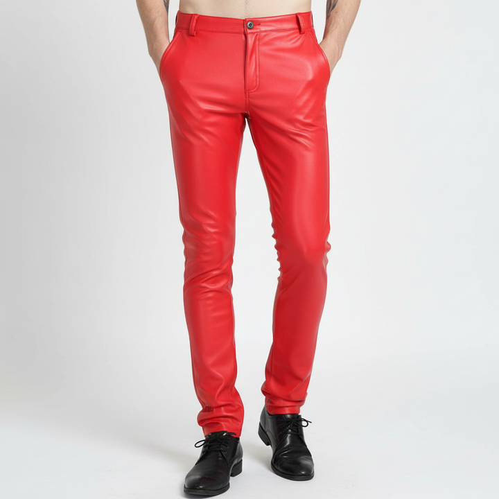 Faux Leder Herren Hose - Oscar