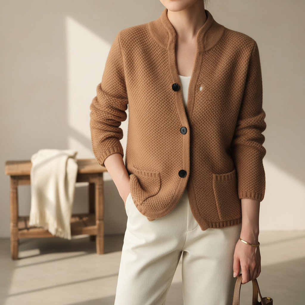 Figurbetonter Strickcardigan - Tanya