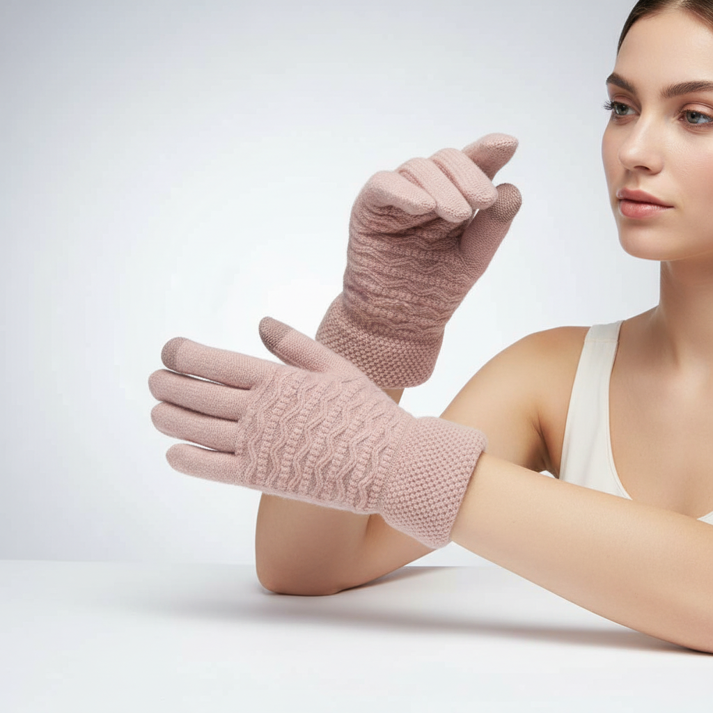Fleece Gefütterte Touchscreenhandschuhe - PolarKnit