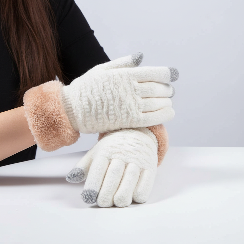 Fleece Gefütterte Touchscreenhandschuhe - PolarKnit
