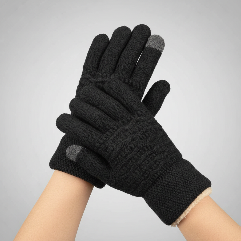 Fleece Gefütterte Touchscreenhandschuhe - PolarKnit