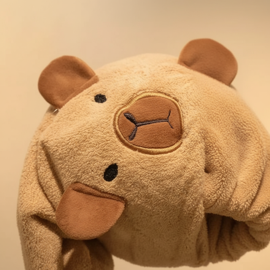 Frotteehaube Für Haare - FuzzyHairCap