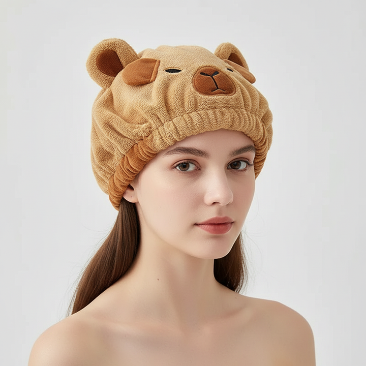 Frotteehaube Für Haare - FuzzyHairCap