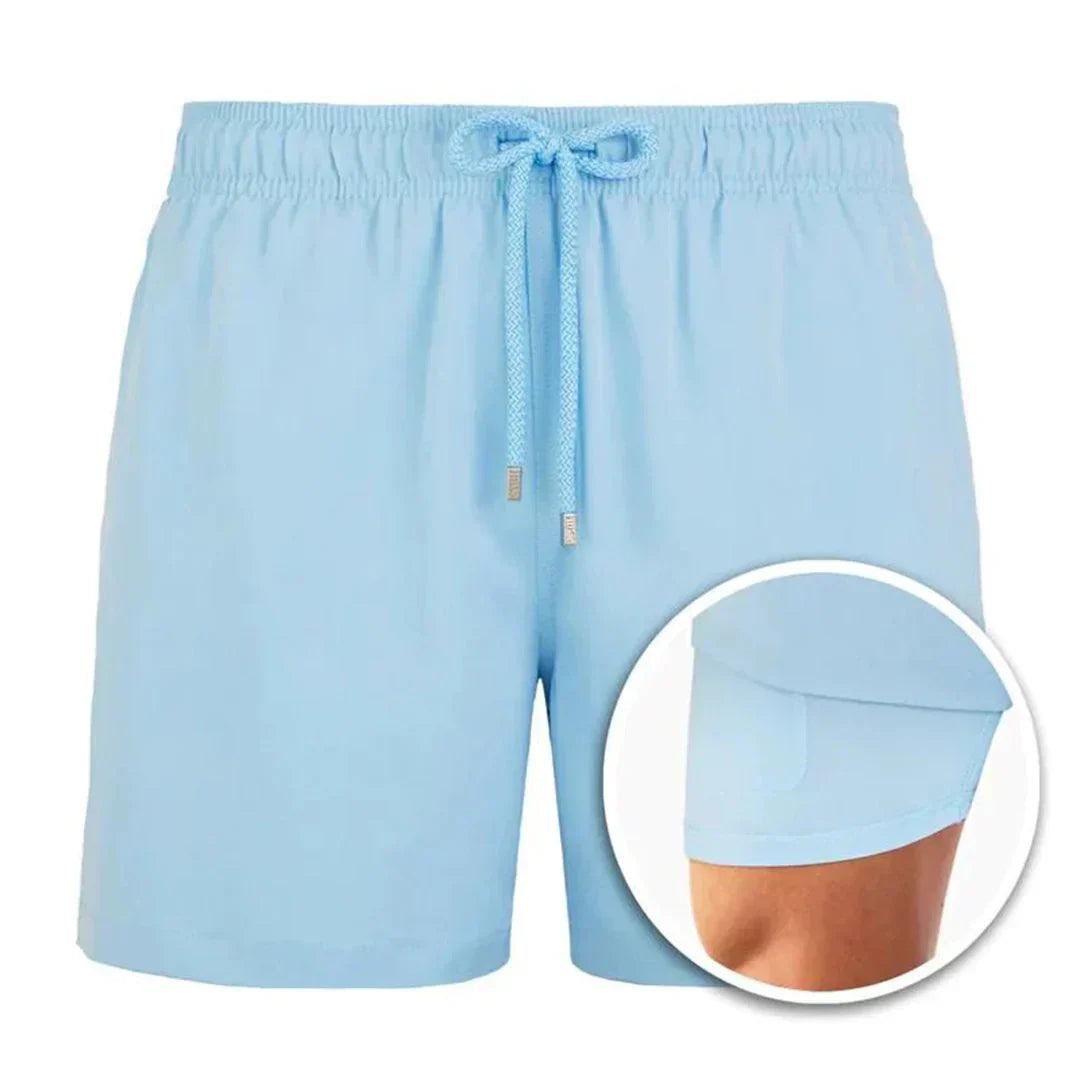 Hurtigtørrende herre-badeshorts med moderne pasform – Dario