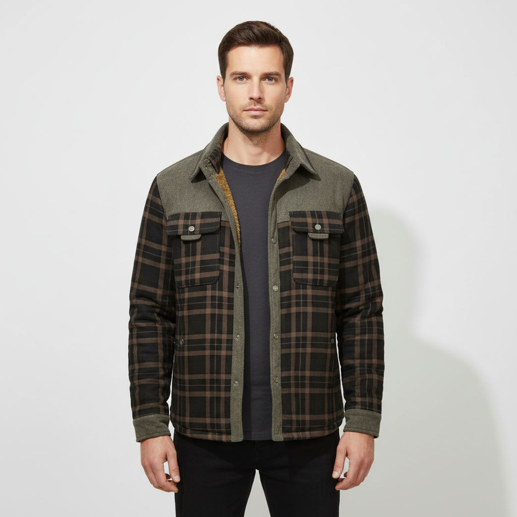 Gefütterte Flanelljacke - Lars