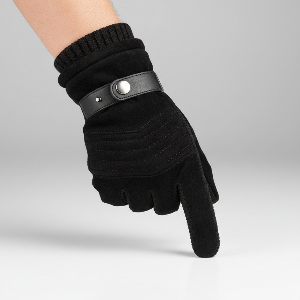 Gefütterte Winterhandschuhe Aus Polyester - WarmTech