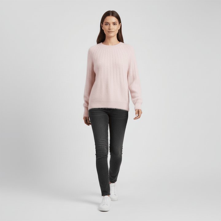 Gerippter Langarm-Pullover - Mayra