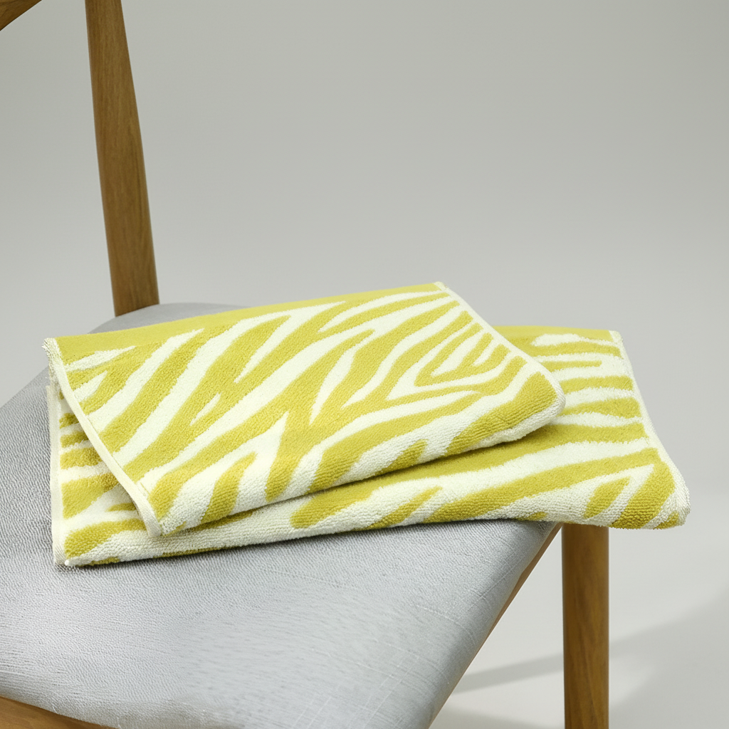 Gestreiftes Baumwollhandtuch - TigerTowel
