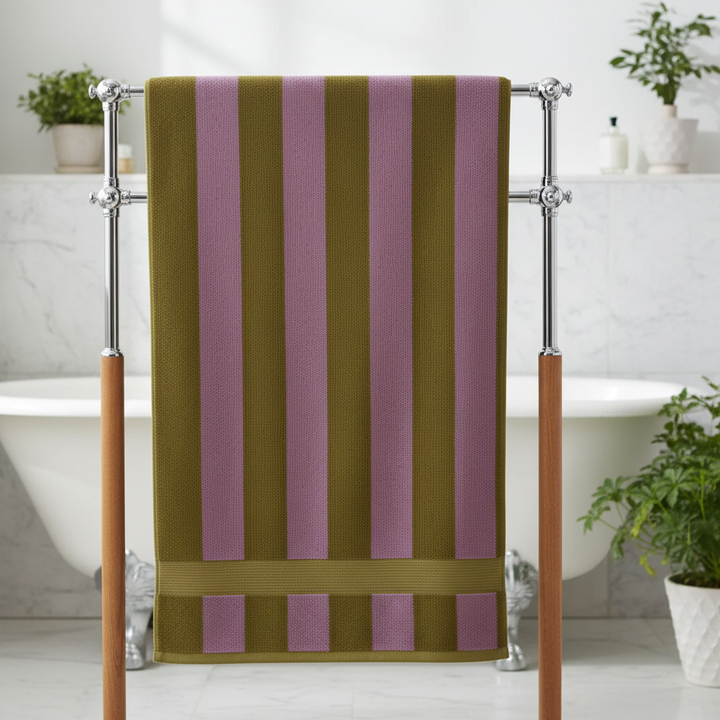 Gestreiftes Handtuch - RetroTowel