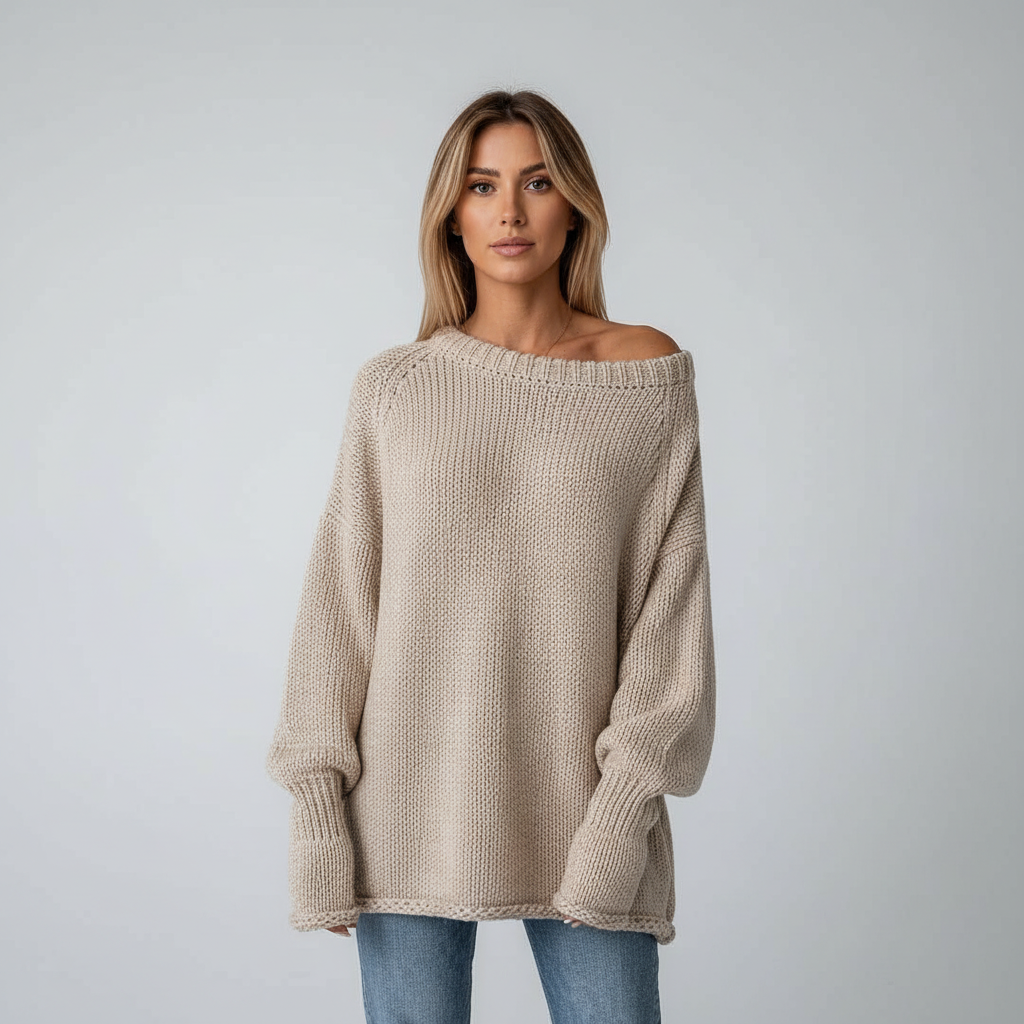 Gestrickter Damenpullover -  Marina