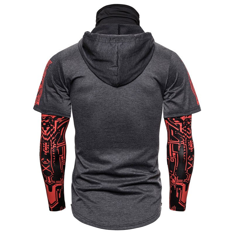 Herren-Hoodie med integreret skull-maske – efterårsudgave ShadowX