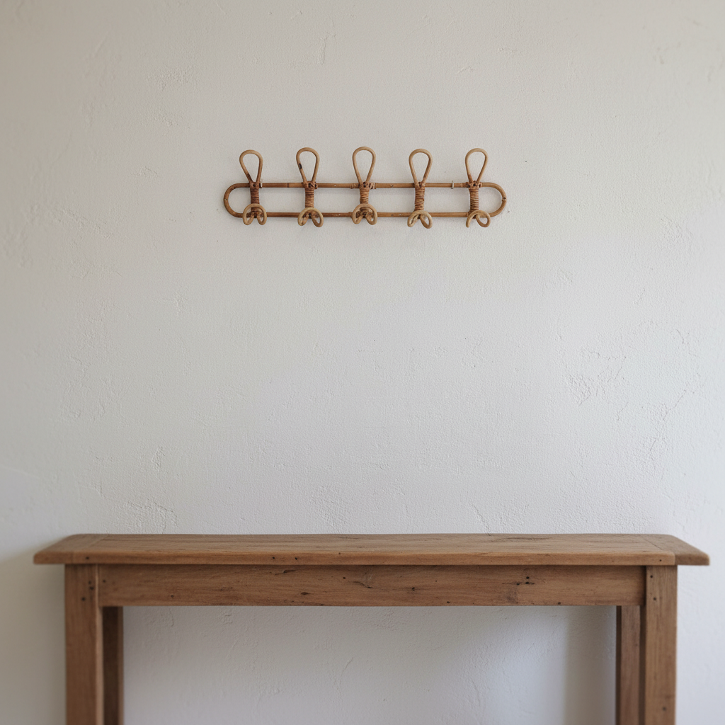 Handgewebter Rotan Wandhaken - RattanNook