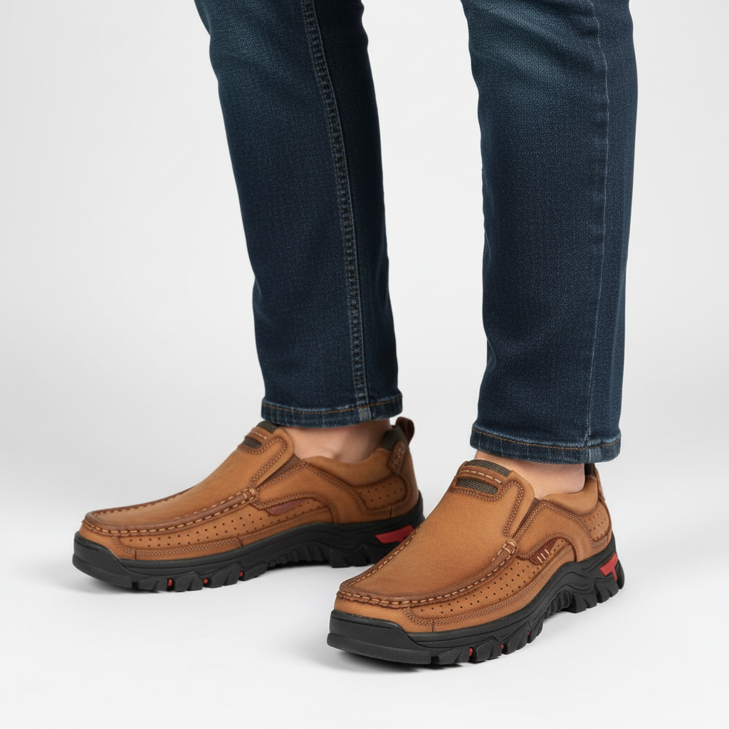 Herren Wanderschuh Orthopädisch Handgenäht -  Troy