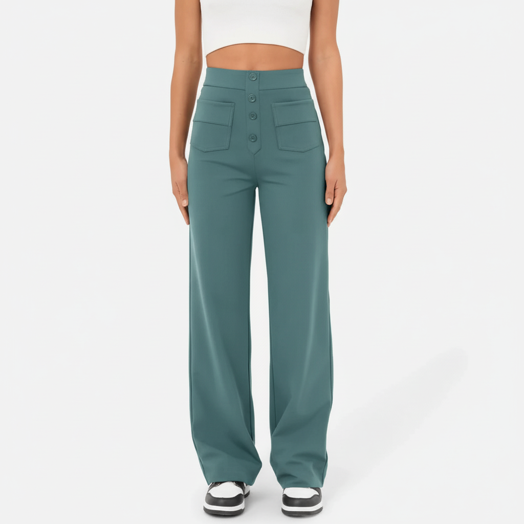 Hoch Geschnittene Hose - Selina