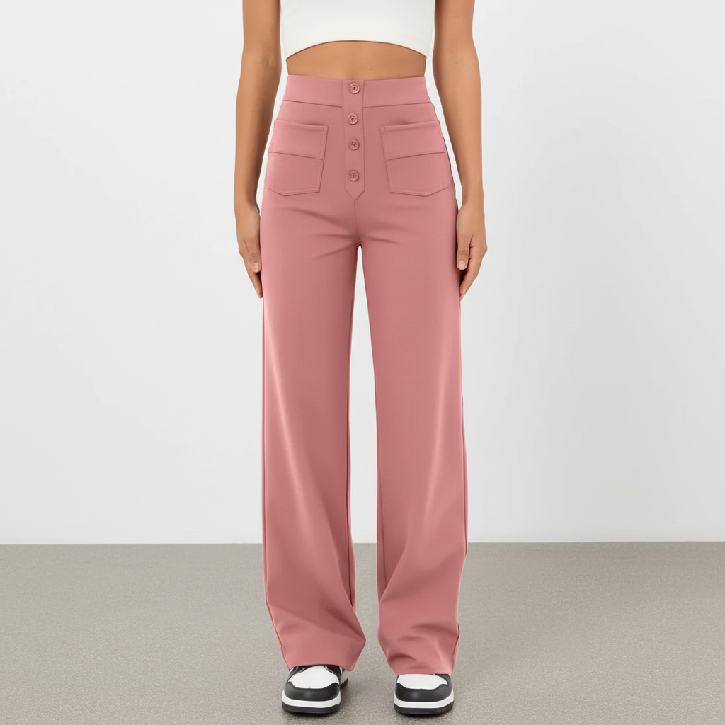 Hoch Geschnittene Hose - Selina
