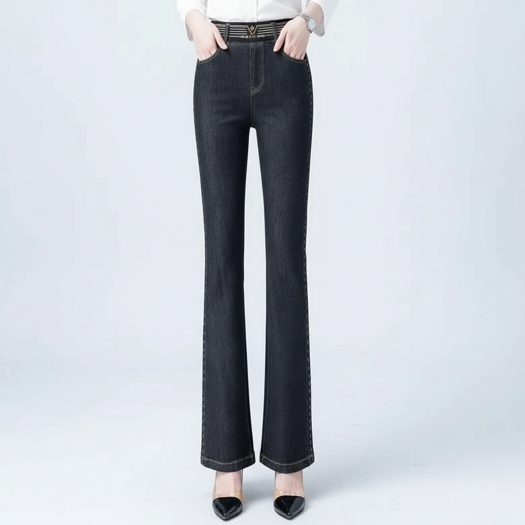 Hochtaillierte Damenjeans - Alicia