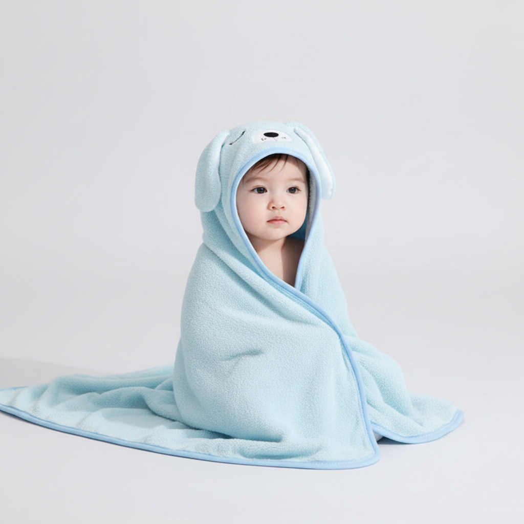 Kapuzen-Babyhandtuch - FluffyTowel