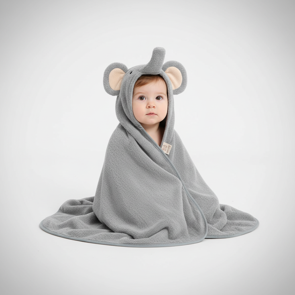 Kapuzen-Babyhandtuch - FluffyTowel