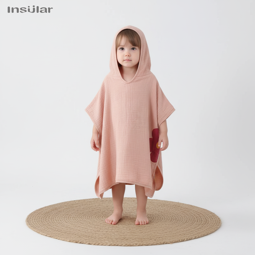 Hooded Poncho - KidsWrap