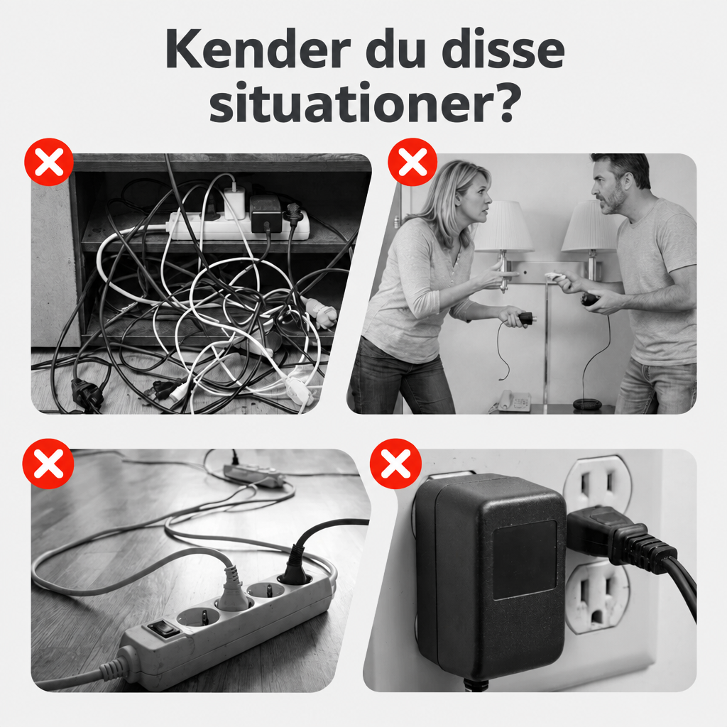 Power Strip with USB and Switches | Multi-Outlet Surge Protector 2500W 5