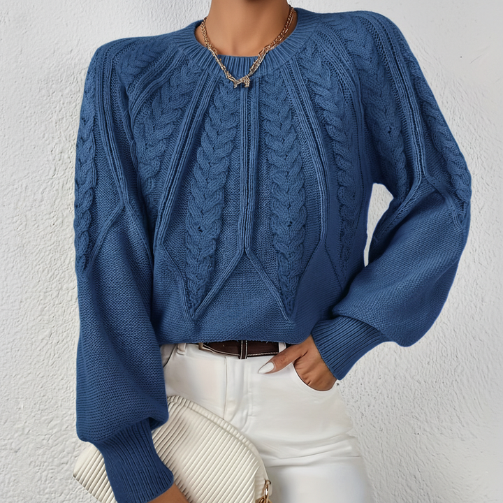 Kabelstrickpullover - Karin