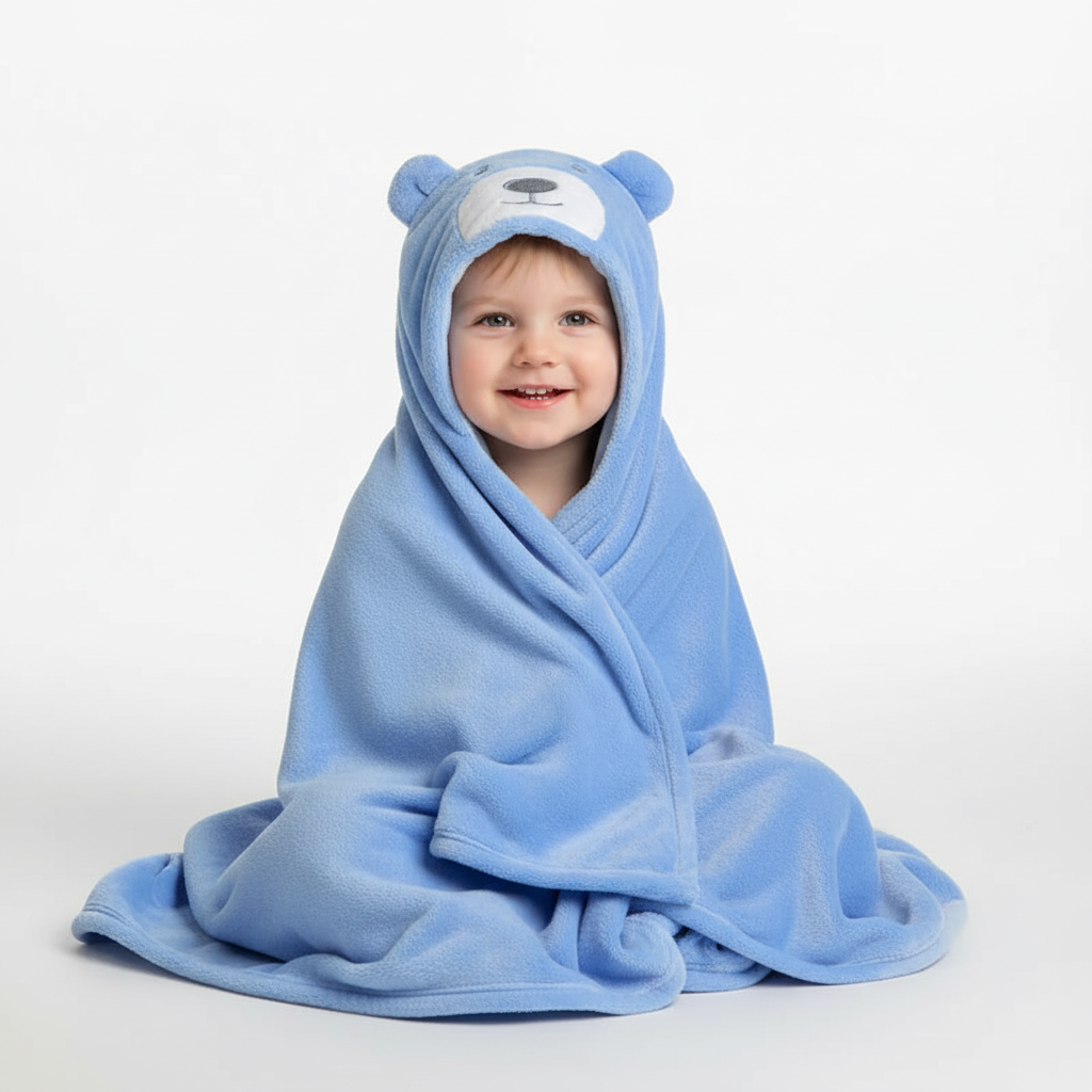 Kapuzen-Badetuch Für Kinder - BathBuddy