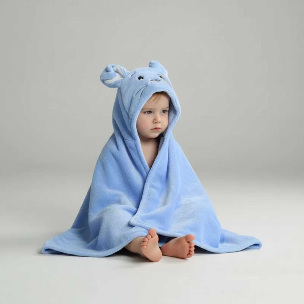 Kapuzen-Badetuch Für Kinder - BathBuddy