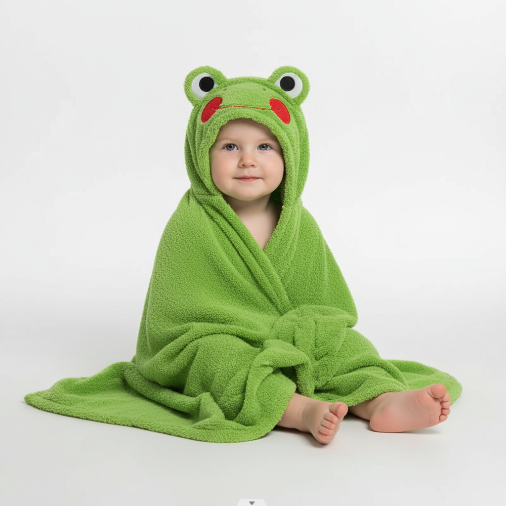 Kapuzen-Badetuch Für Kinder - BathBuddy