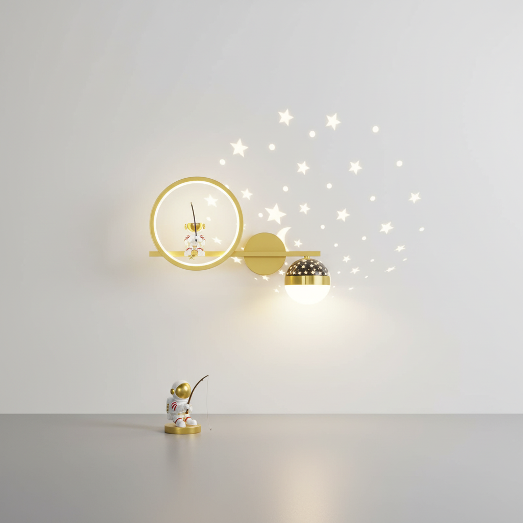 Kinderzimmer Wandleuchte Aus Metall - StarSphere