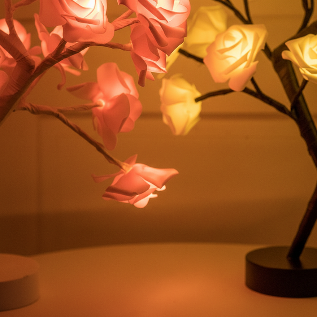 Künstlicher Rosenbaum Lampe - RoseAura