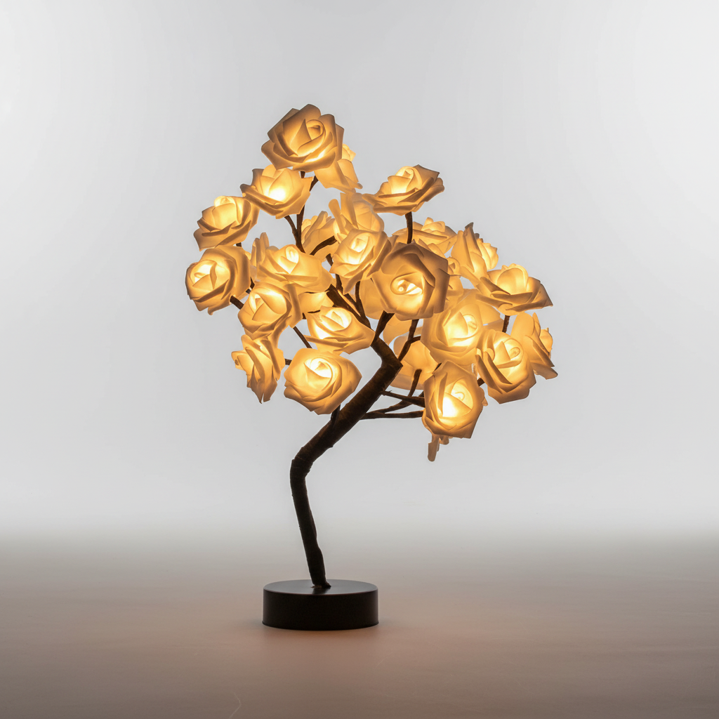 Künstlicher Rosenbaum Lampe - RoseAura