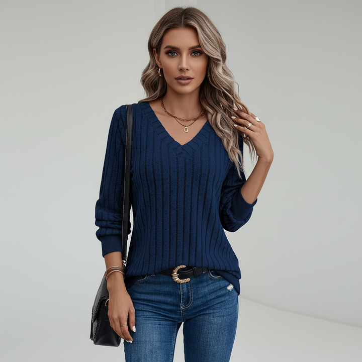 Langärmliger Strickpullover -  Liane