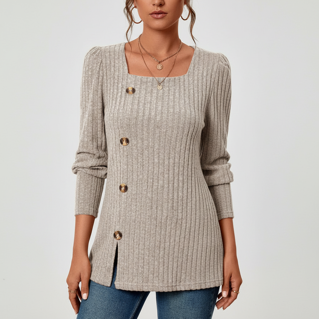 Langärmliges Stricktop -  Helena