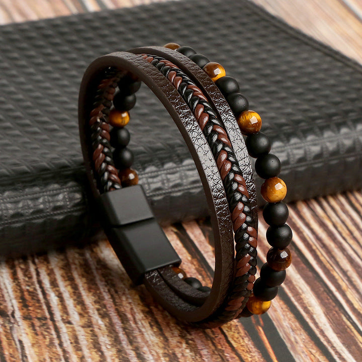 Mehrreihiges Herrenarmband - Jari