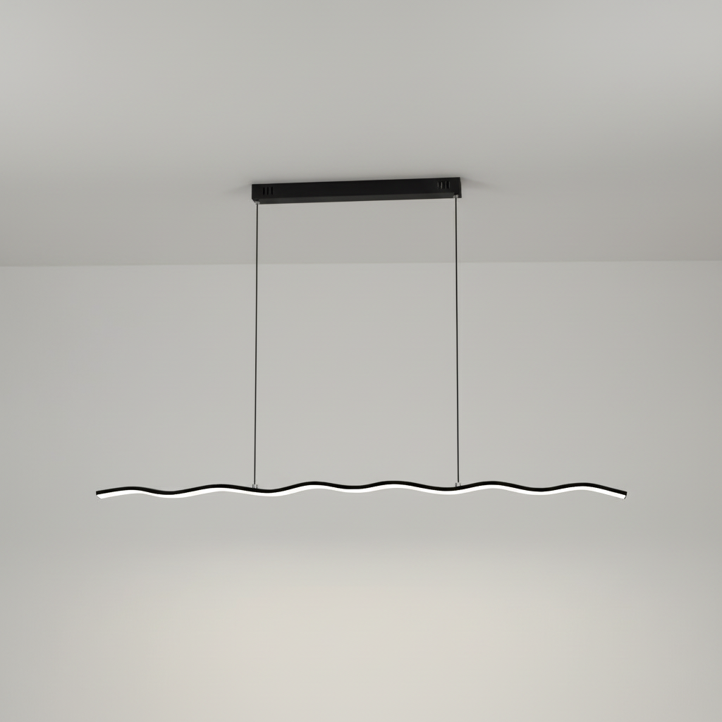 Moderne Wellenpendelleuchte - Waveray